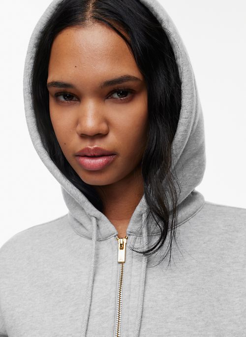 ARITZIA | Cozy fleece boyfriend boxy zip hoodie