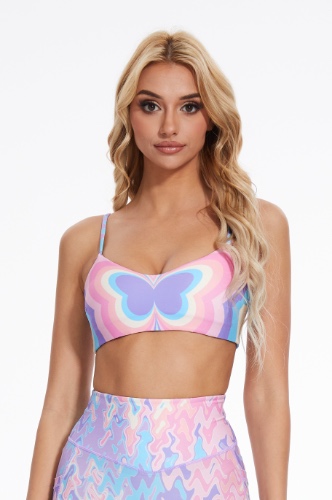 SILVERWIND | Dopamine Butterfly Bra | S / Pink / Butterfly