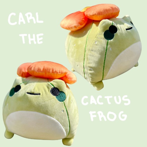 Carl the Cactus frog Plush [LIMITED EDITION]