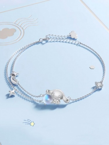 Cinnamoroll Shooting Star Silver Bracelet