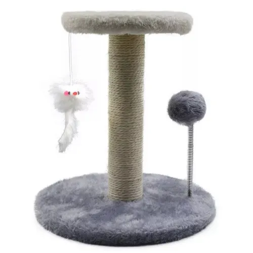 Cat Climbing Frame Double Layer With Pet Toys For Cats Tree Toy Scratching Pad
