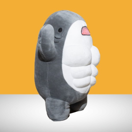 Jaws - Muscle Shark Plush (Grey) - 45cm