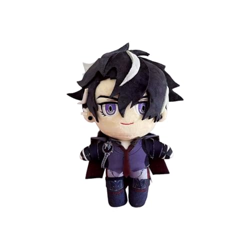 CALEMBOU Anime Plush Figure Cute Soft Stuffed Doll 8" Lyney Freminet Furina Wriothesley Neuvillette Plushies for Genshin Fans (Wriothesley) - Wriothesley