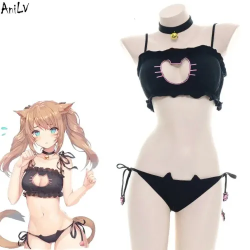 Japanese Anime Cat Cosplay Women Costumes