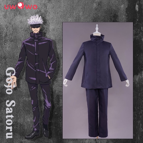 Uwowo Anime Jujutsu Kaisen Satoru Gojo Cosplay Costume Jujutsu High Uniform - L