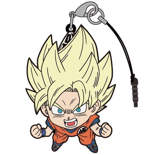 Dragon Ball - Super Goku Super Saiyan Ver. - Tsumamare Cospa Pinch Rubber Strap [In Stock] - In Stock