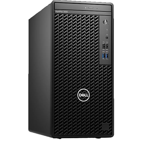 Dell Optiplex 3000 Tower Business Desktop Computer | 12th Gen Intel Core i5-12500 Processor | 64GB RAM | 2TB PCIe SSD | WiFi | DVD-RW | HDMI | Display Port(Support 4K) | Windows 11 Pro - 64GB RAM | 2TB SSD