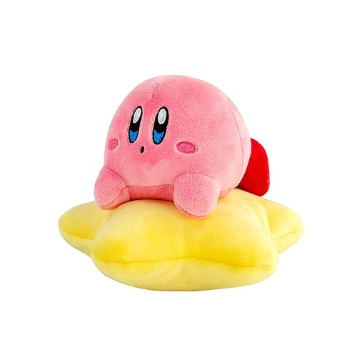 Club Mocchi Mocchi- Kirby Plush — Warpstar Kirby Plushie — Squishy Valentine's Day Decor and Gifts for Kids — 6 Inch
