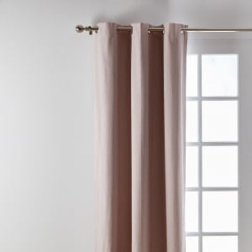 2 x Monaco Curtain - Blush