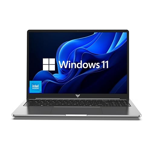 KAIGERR Gaming Laptop, 2024 Laptop Computer with Intel Quad-Core Processor(Up to 3.6GHz), 16GB DDR4 512GB SSD, Windows 11 Laptop, 15.6" IPS 1080P, Metal Shell, USB3.2, Long Battery Life - Space Gray