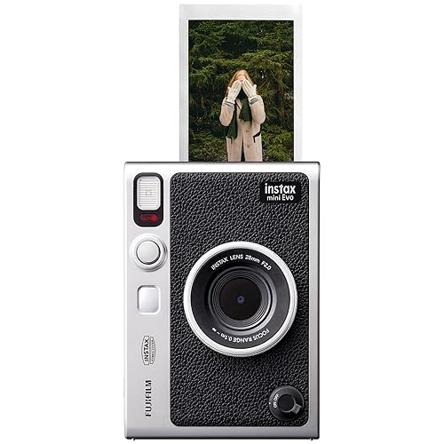Fujifilm Instax Mini EVO Instant Camera - Black