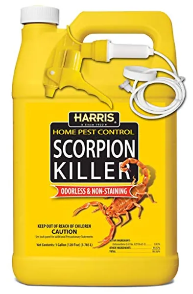 Harris Scorpion Killer, Liquid Spray with Odorless and Non-Staining Extended Residual Kill Formula (Gallon) 128 Fl Oz