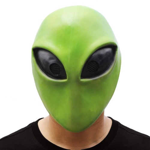 Cool Green Alien Mask