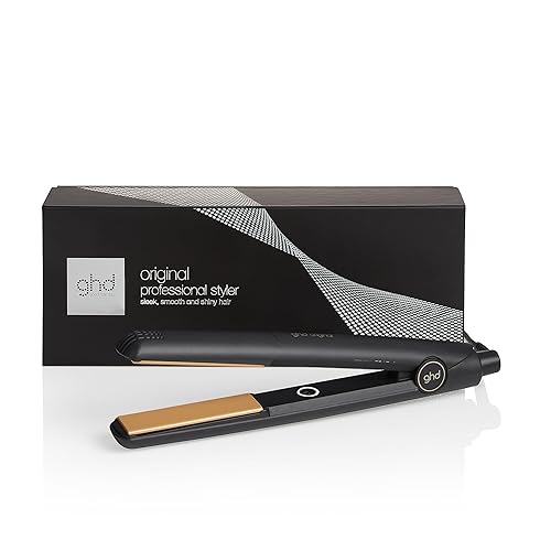 ghd Original Hair Straightener & Styler (Upgraded) - For Sleek, Smooth & Soft Hair with Enhanced Shine, No Extreme Heat Damage - For All Hair Types - (UK Plug)
