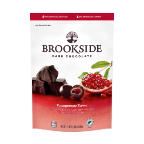 BROOKSIDE Dark Chocolate Pomegranate Chewy Center, Gluten Free Chocolates Bag, 21 oz