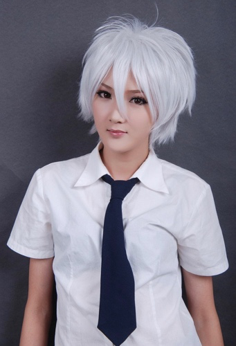 White Anime Wig