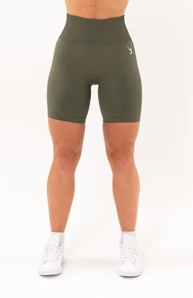 Limitless Seamless Shorts - Olive Fade