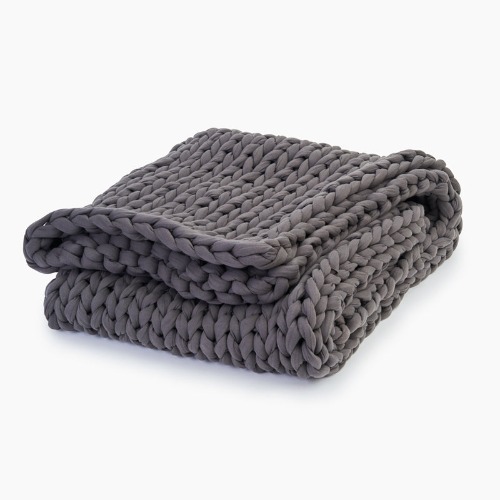 Cotton Weighted Blanket | Asteroid Grey / 15 Lb