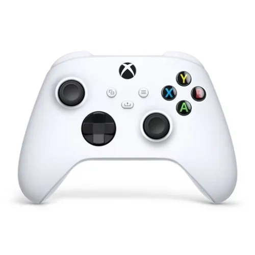 Xbox Wireless Controller Robot White - Wireless & Bluetooth Connectivity - New Hybrid D-pad - New Share Button - Featuring Textured Grip - Easily Pair & Switch Between Devices - Robot White
