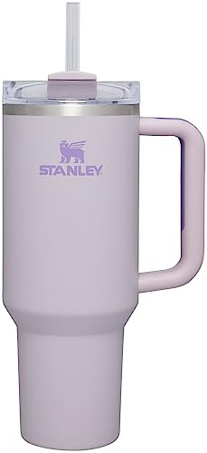 Stanley Quencher H2.0 FlowState Stainless Steel Vacuum Insulated Tumbler with Lid and Straw for Water, Iced Tea or Coffee, Smoothie and More - 40 oz - Orchid