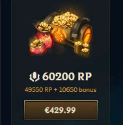 RP Bundle - League Of Legends