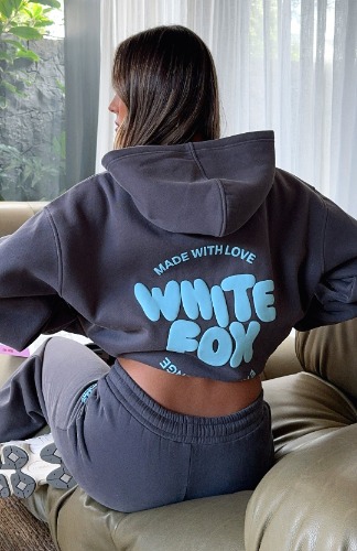 With Love For You Oversized Hoodie Volcanic | XS/S