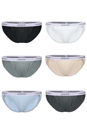 Cotton Rib Sport Brief 6-Pack | M