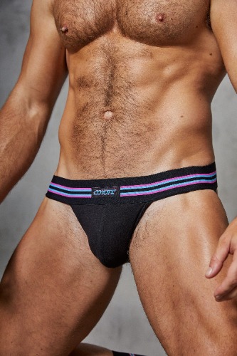 Neon Black Jockstrap | Medium