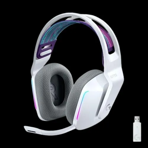 Logitech G733 LIGHTSPEED Wireless Gaming Headset (White)