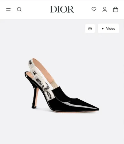 Pair Of Dior Sling Backs