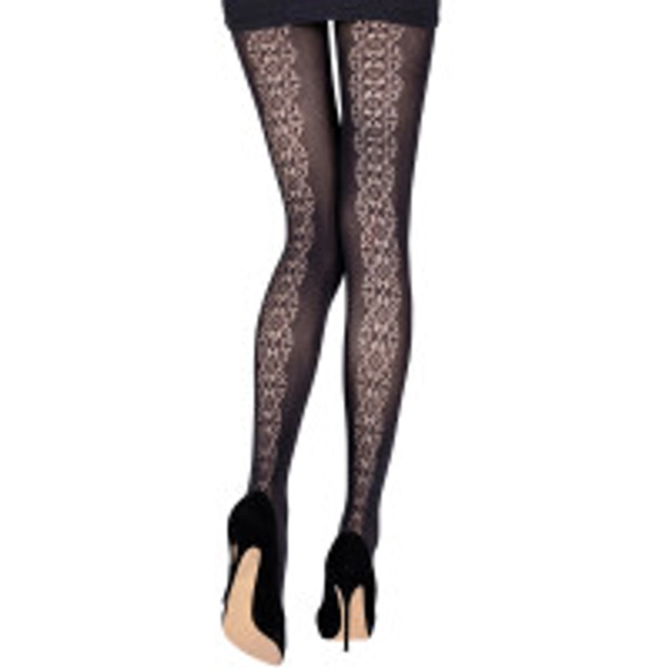 LACE BACK SEAM TIGHTS