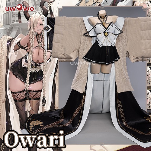 【In Stock】Uwowo Azur Lane IJN Owari Sheep Girl 18+ Sexy Cosplay Costume - 【In Stock】XXL-XXXL