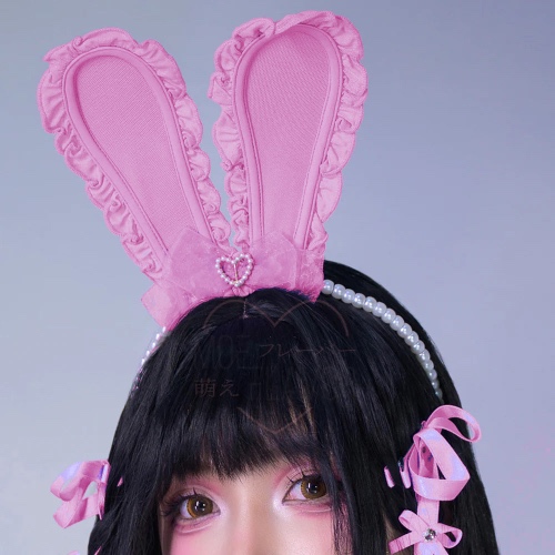 Blush Bunny Headband - Pink