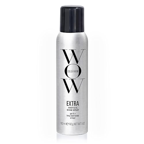 COLOR WOW Extra Shine Spray - LightWeight & Non-Greasy Formula | Heat Protection, Frizz Control, and Silky Hair | For All Hair Types