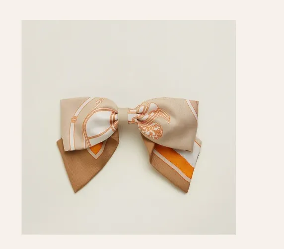 Hermes "Ex-Libris" Grenelle hair clip