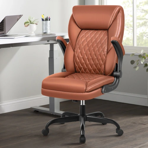 Ergonomic Leather Office Chair