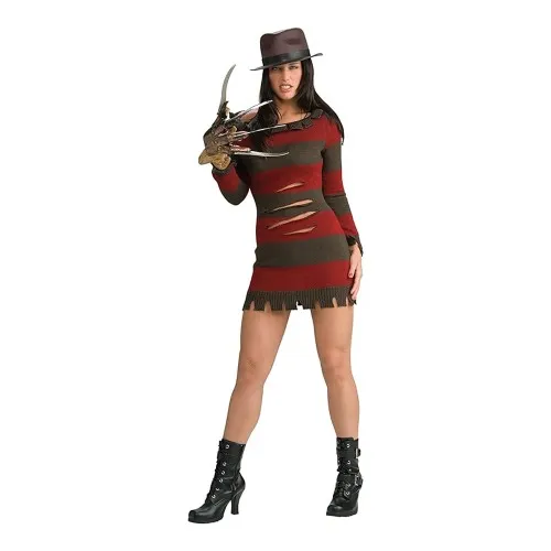 Miss Krueger: Nightmare on Elm Street Costume - Small - Red