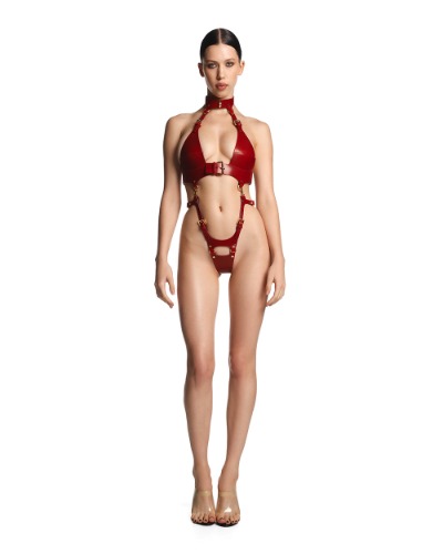 Harness "Talma" Red | Red / Gold / L