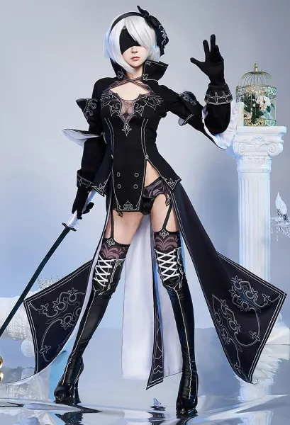 Nier Automata: 2B black dress