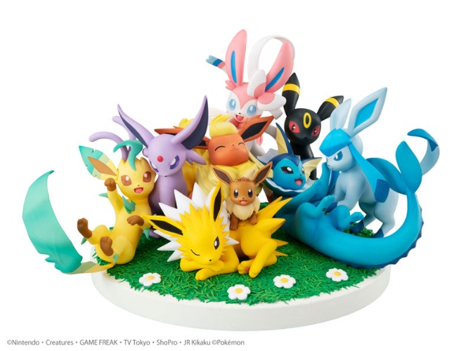 Pocket Monsters - Eevee - Flareon - Umbreon - Vaporeon - Jolteon - Espeon - Glaceon - Leafeon - Sylveon - G.E.M. EX (MegaHouse) - Pre Owned
