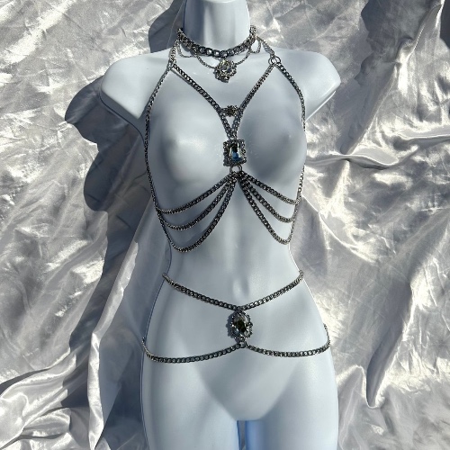 Chance Chain Harness set- clear 