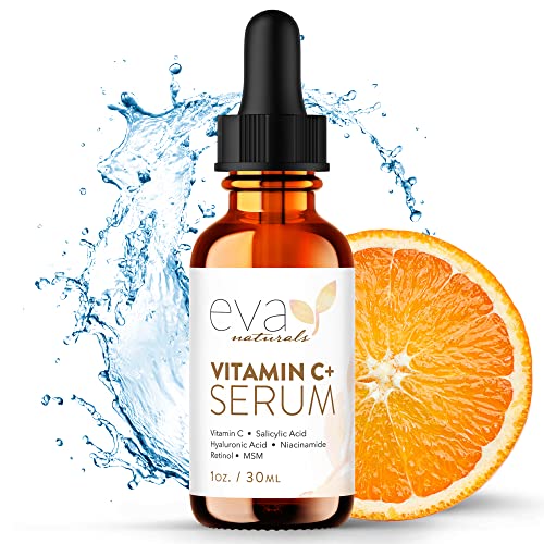 Vitamin C Serum for Face - Vitamin C Facial Serums with Hyaluronic Acid, Retinol, Niacinamide & Salicylic Acid - Vitamin C Face Oil - Skin Brightening Serum - Anti Aging, Reduce Wrinkles & Dark Spots (1 oz) - Regular - 1 Fl Oz (Pack of 1)