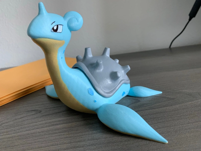 Lapras Desk Buddy! Game Night, DND, School Work Home WFH storage container, Pokemon Inspired, Office Organizer, Unique 3D printed Kawaii