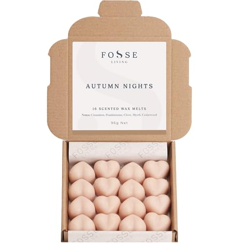 Autumn Nights Strong Scented Wax Melts 16 Pack - Autumn Themed Gift Idea – Made in The UK - Autumn Nights