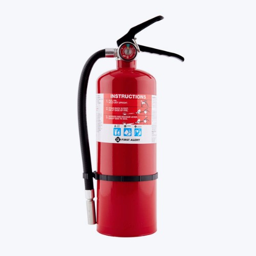First Alert HOME2PRO Rechargeable Compliance Fire Extinguisher UL rated 2-A:10-B:C, Red - HOME2PRO - Fire Extinguisher