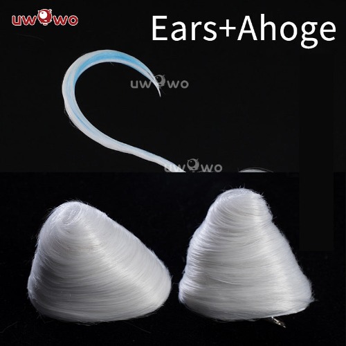 【Pre-sale】Uwowo Genshin Impact Fanart Furina Chinese Style Lolita Dress Cosplay Wig Long Gradient Blue Hair - Ears+Ahoge only