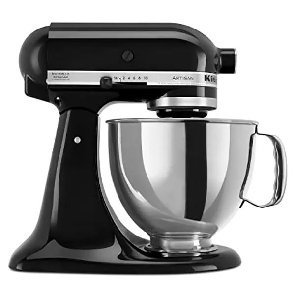 KitchenAid Artisan Series 5-Quart Tilt-Head Stand Mixer, Onyx Black, KSM150PSOB