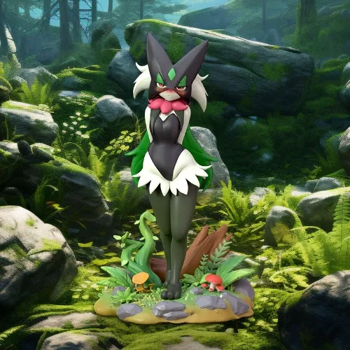 Pokémon Scarlet and Violet Starter Pokémon Meowscarada 1/8 Scale GK Figure Model Pre-order – idplayer