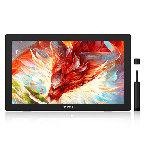 XP-PEN Artist24 23.8 Inch Drawing Display Graphic Monitor 2K QHD 127% s RGB with Full Lamination Battery-Free Pen Tilt Support Windows mac