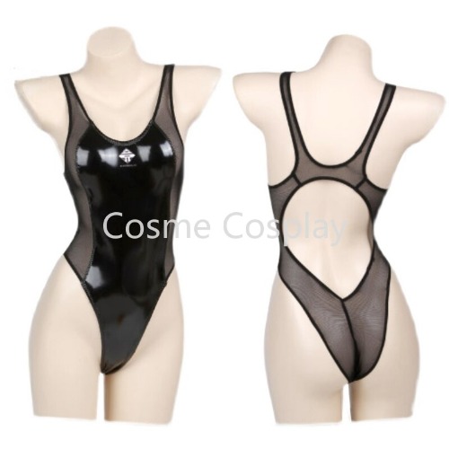 Cos Anime Kyouei Cosplay Costume Net Suit Lacquer Set Gloss Hot Conjoined Thin
